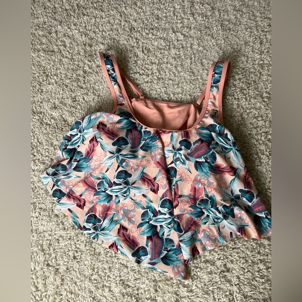 Women’s Large Floral Bikini Top GUC